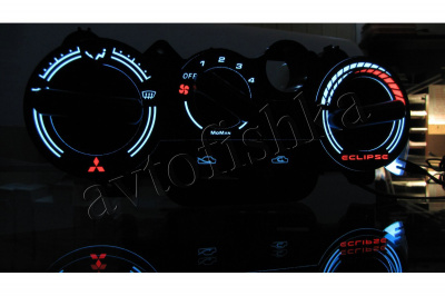 Mitsubishi Eclipse 2G светодиодные шкалы (циферблаты) на климат