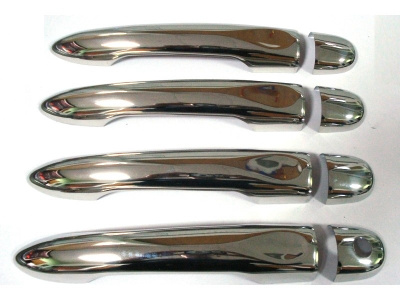Renault Fluence (2010-) хромированные накладки на ручки из нержавеющей стали, 4 штуки